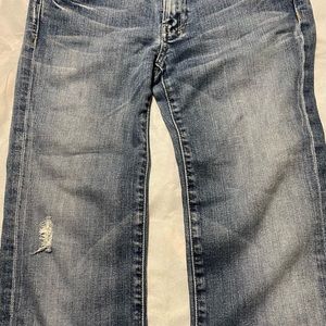 7 for all mankind cropped jeans